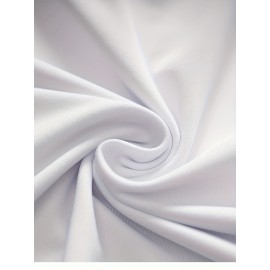 Women'S V-Neck T-Shirt with Left Chest & Sleeve Logo Print, Customizable Personal Design, Soft Breathable Stretch Fabric for Comfortable Movement - Perfect for, Casual Wear, Yoga, Dance & Sports Teams, Comfortable Fit, Durable Construction