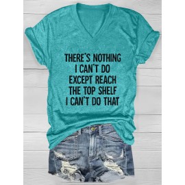 Plus Size, Women's Funny Saying V-Neck T-Shirt - Turquoise Tee with Bold Black Lettering - Lightweight Everyday Casual Top - Machine Washable Funny Outfit Essential